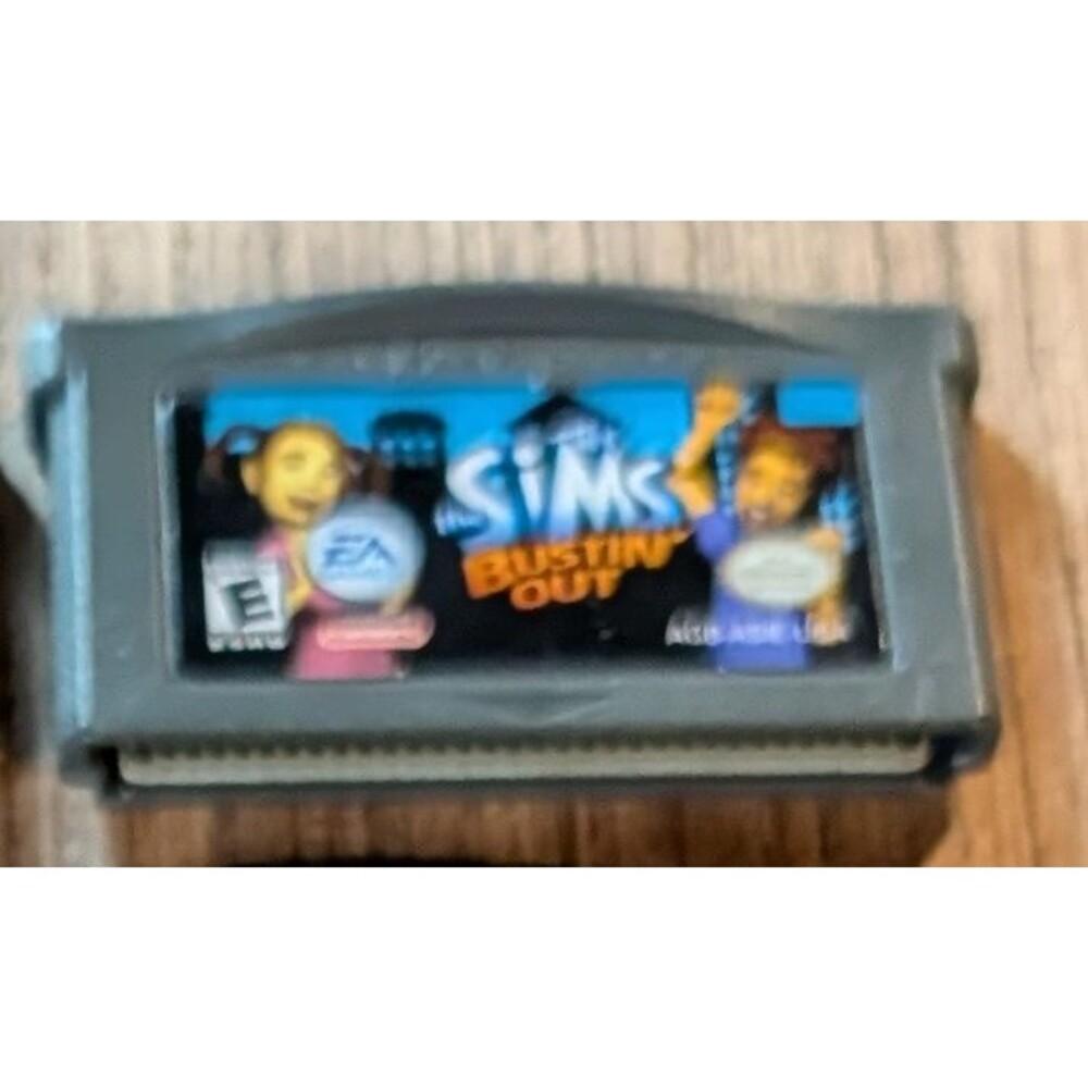 The Sims Bustin Out Nintendo Game Boy Advance GBA 2003  Cartridge Only